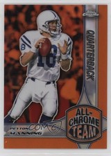2024 Topps Chrome All-Chrome Team Orange Refractor /25 Peyton Manning #ACT-1 HOF