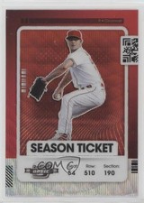 2021 Panini Contenders Season Ticket Optic Red Wave Prizm Sonny Gray #58 0ym4