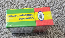 Tarjetas Táctiles De Papel De Lija Con Letras Mayúsculas, Superficie De Arena Fina Amarilla, De 4,25 X 2,75 Pulgadas, Ideales Para Preescolar Y Educación Especial, Aprendizaje Multisensorial