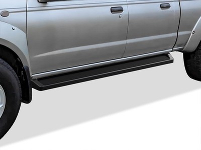 iBoard Black Running Boards Style Fit 99-04 Nissan Frontier Crew Cab