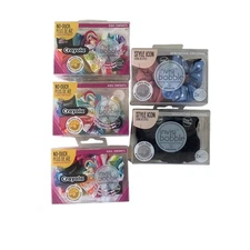 5 Pack 10 piece Invisibobble Spiral Hair Ring Tie Scrunchie Sprunchies Crayola
