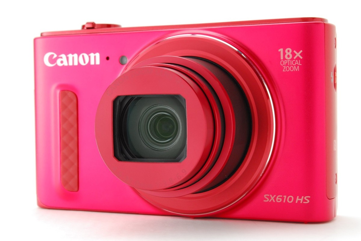 Canon PowerShot SX610 HS 20.2MP Digital Camera - Red for sale