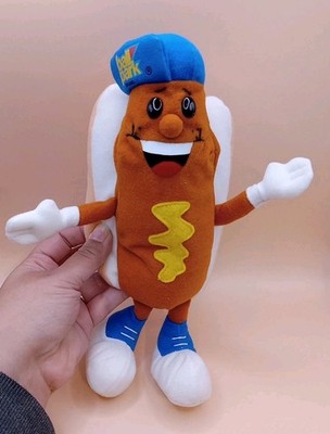  Ball Park Franks   Hotdog Werbung Beanie Plüsch Puppe 10 Zoll