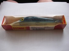 Storm Big Mac Dr44 Blue Mackerel Rare Old Slide Box Pre Rapala Crankbait Lure Ni