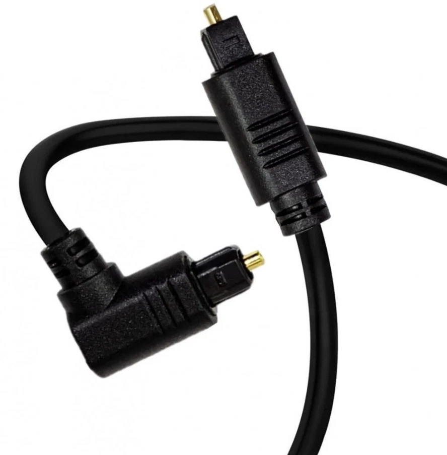 Optical Male to Male Angled Audio Cable for Sound Bars Home Theatre 2m - Image 4 of 4