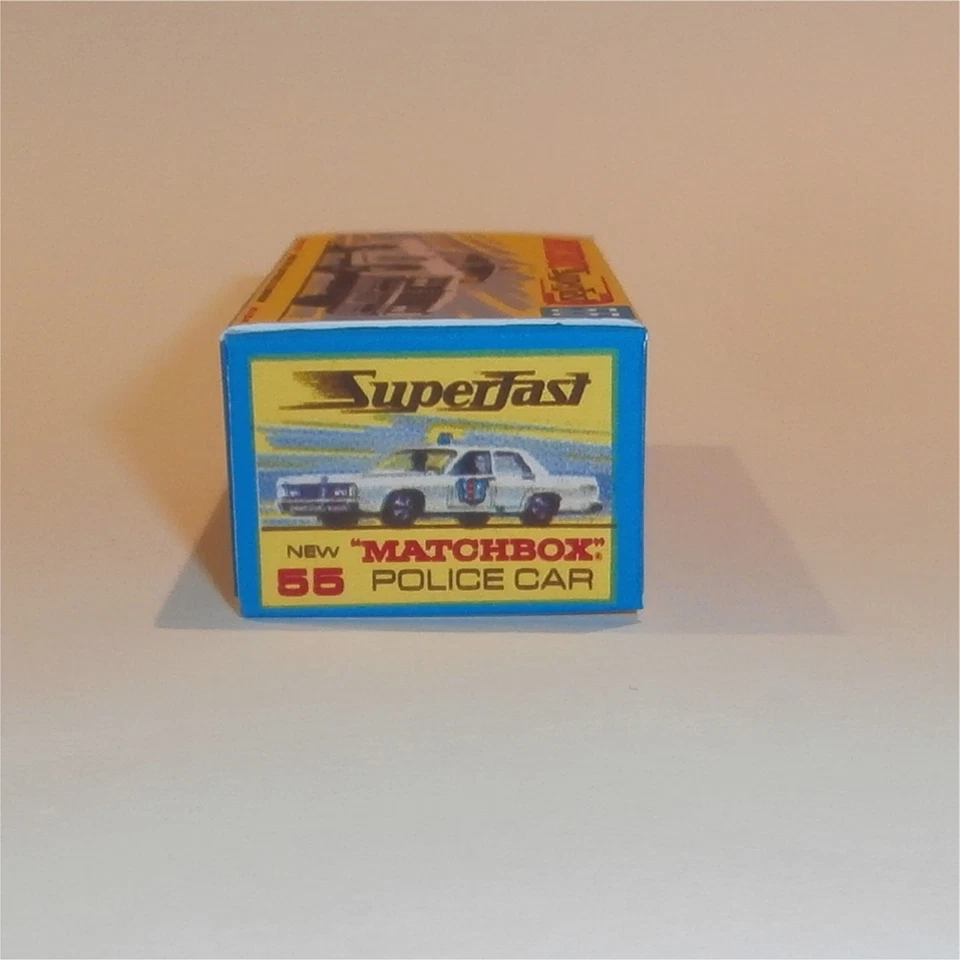 Matchbox Lesney Superfast 55 e Mercury Police Car G Style Repro Box - Image 3 of 4