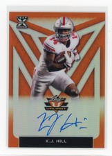 2020 Leaf Valiant #BA-KJH K.J. Hill Orange #/50