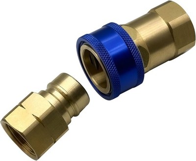 A75 Quick Disconnect Fitting, 3/4 Inch, Automatic Thermal Shutoff, Connect Ga