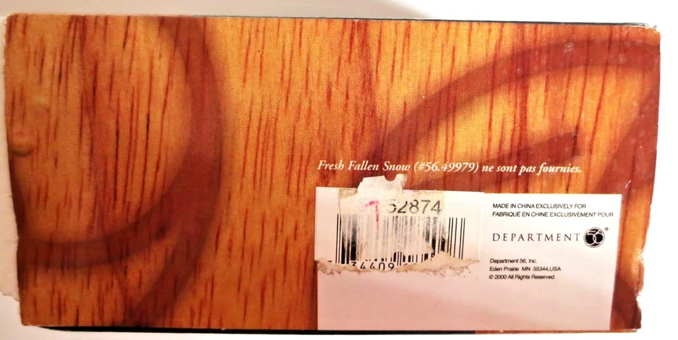 DEPARTMENT 56 VILLAGE ACCESSORIES 56.52874 NORTH POLE WOODS PINECONE PATH UNUSED - Image 3 of 4