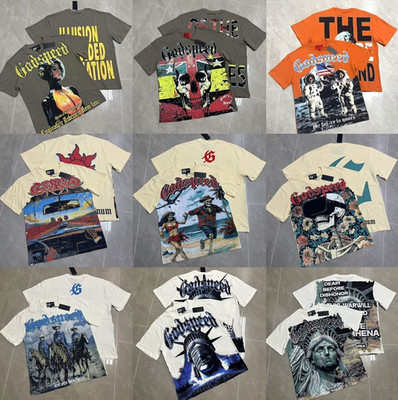 NEW Mens Godspeed Short Sleeve Street Rock Style Pure Cotton T-shirt 9 styles