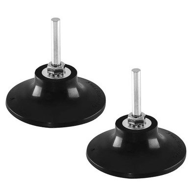 Litoexpe 3 Inch Disc Pad Holder for Roloc, 2-Pack Quick Change Black 