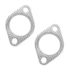 2 PCS Car Exhaust Gasket 2-Bolt Exhaust Flange Gaskets Replacement, 2 Inch