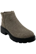 BZees Women's May Knit Bootie Brown