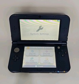 Nintendo 3DS XL Galaxy Edition Handheld Console (RED-001) With Charger & Case 