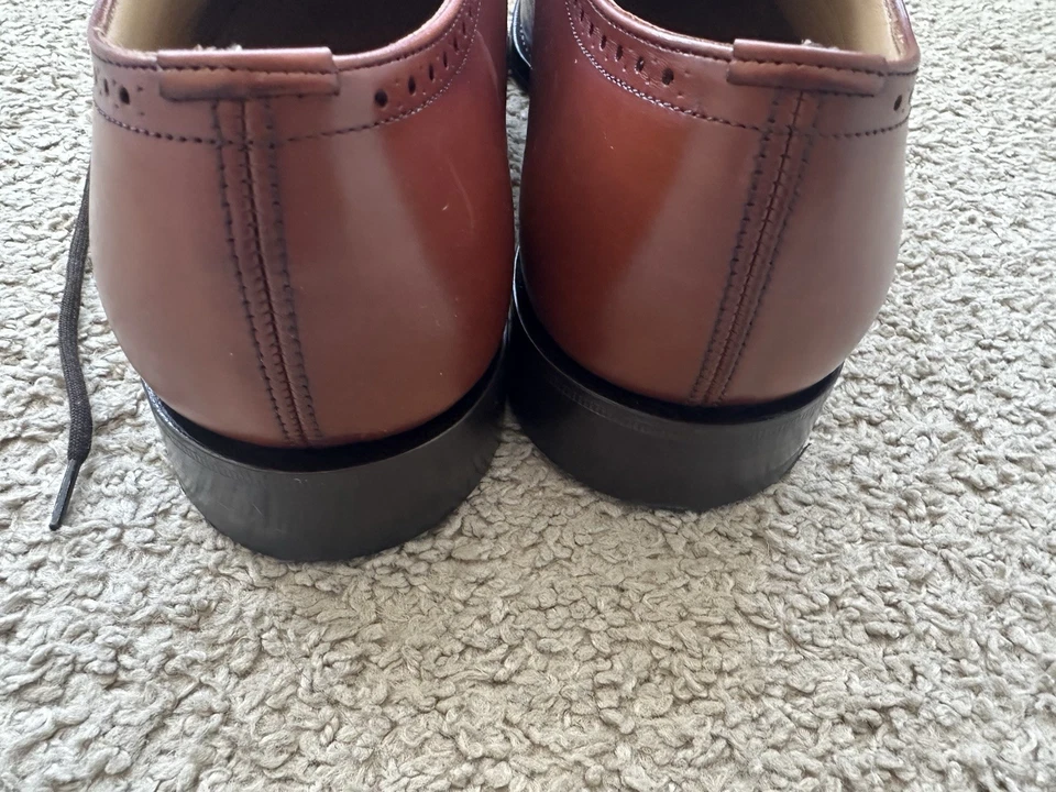 Church’s HAILWOOD Brogues Dress Lace Up Chestnut Leather Shoes - Men's 8 UK/9 US - Image 4 of 4