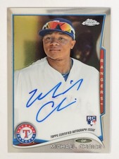 2014 Topps Chrome MICHAEL CHOICE Rookie RC #88 Autograph Rangers
