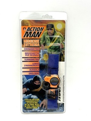 1997# GIG Zeon Quartz Hasbro Action Man Mission Extreme Watch Watch # GG
