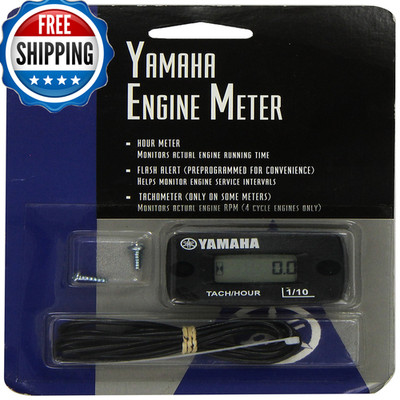Yamaha Motor Yamaha Deluxe Hour Meter Eng-Meter-4C-01