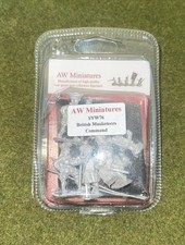 Aw Miniatures Seven Years War British Musketeers Command NIB