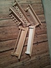 WOOD Wall SHELVES Lot 5* Dollhouse  Miniature shelving 1/12th Bed Bath Dine Shop — photo 9