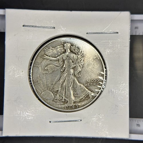 1943-S Walking Liberty Half Dollar 90% Silver VF Nice Eye Appeal🔥🔥🔥