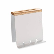 Küchenorganizer Kochbuchständer Messerblock für Tablet-PC weiss 202850101-HE