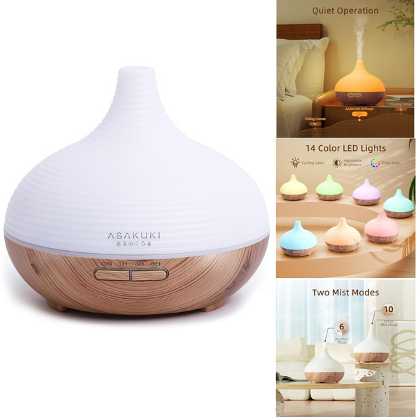 Ultraschall Diffusor 300Ml Aromatherapie Aroma Diffusor-image
