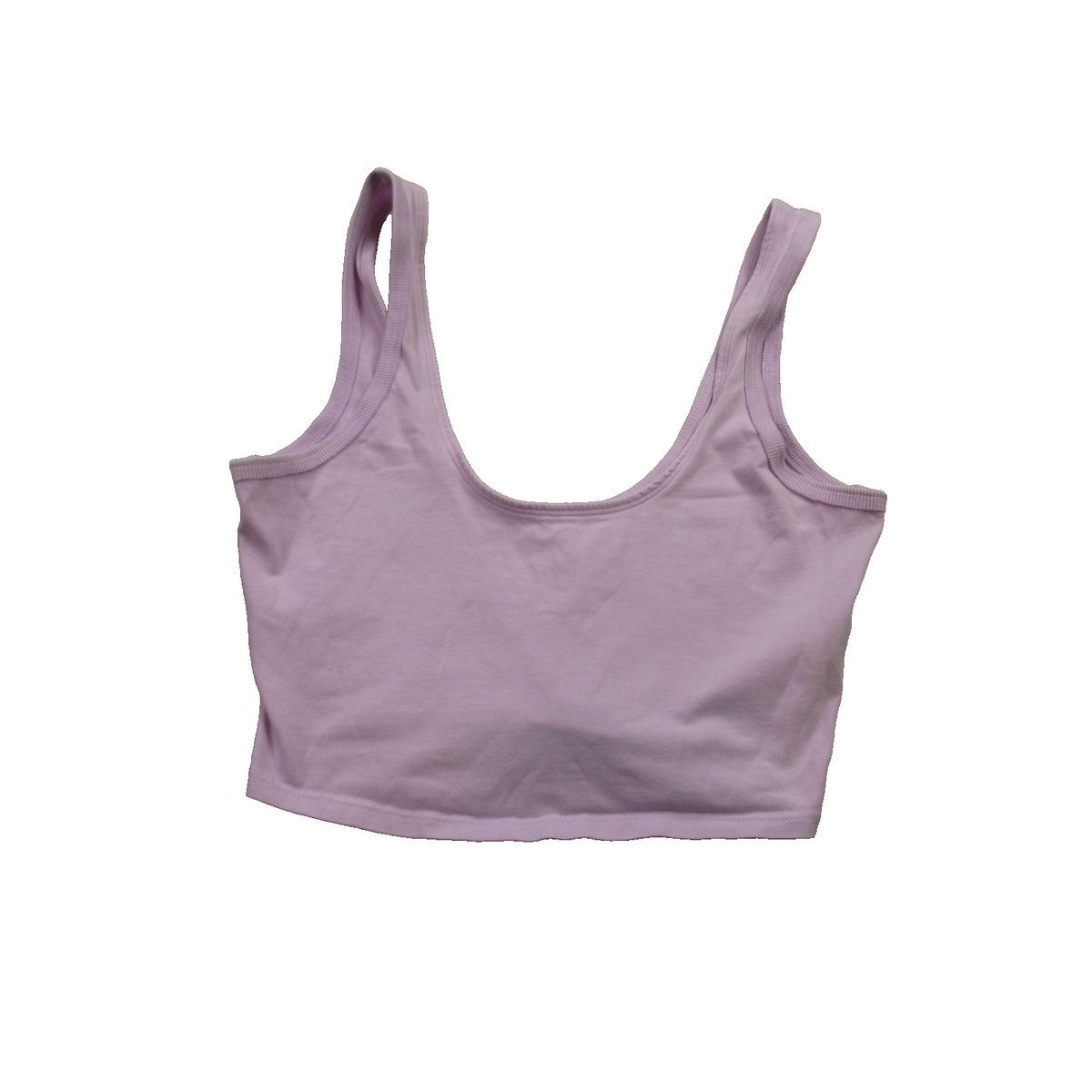 Free People Top Womens Medium Sleeveless Workout Gym Purple Crew Neck