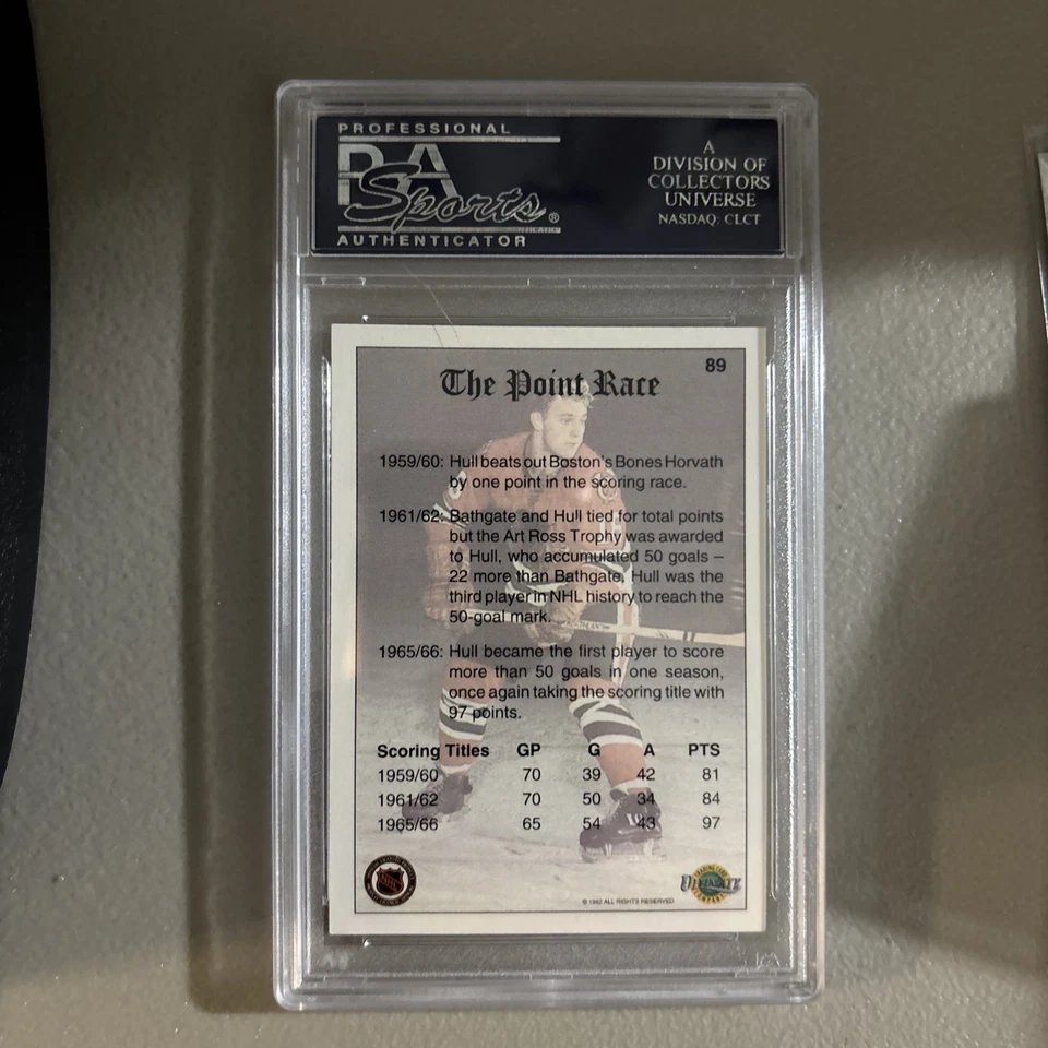 1991 Utimate Original Six Bobby Hull Autograph PSA/DNA Certified - Image 4 of 4