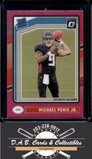 2024 Donruss Optic #279 Michael Penix Jr. Pink ROOKIE RC Atlanta Falcons
