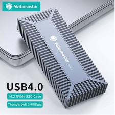 40 Gbps USB 4 M.2 NVMe Aluminum SSD Enclosure Compatible With Thunderbolt 4/3