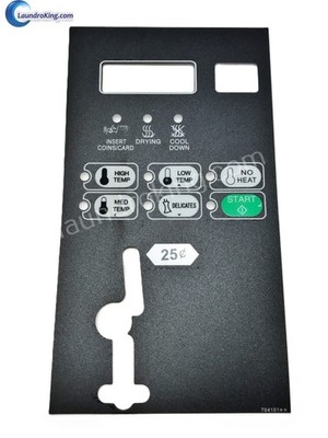 70410101  OVERLAY CONTROL STACK C4 SINGLE BLACK FOR 70450501P TUMBLER CONTROL