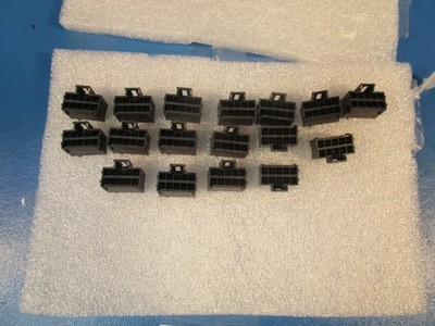 LOT OF 17 Molex 172298-1210, CONN HEADER VERT 10POS 3.5MM
