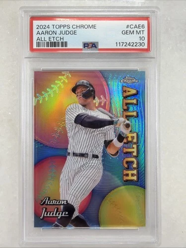 2024 Topps Chrome - All-Etch Aaron Judge #CAE-6 PSA 10