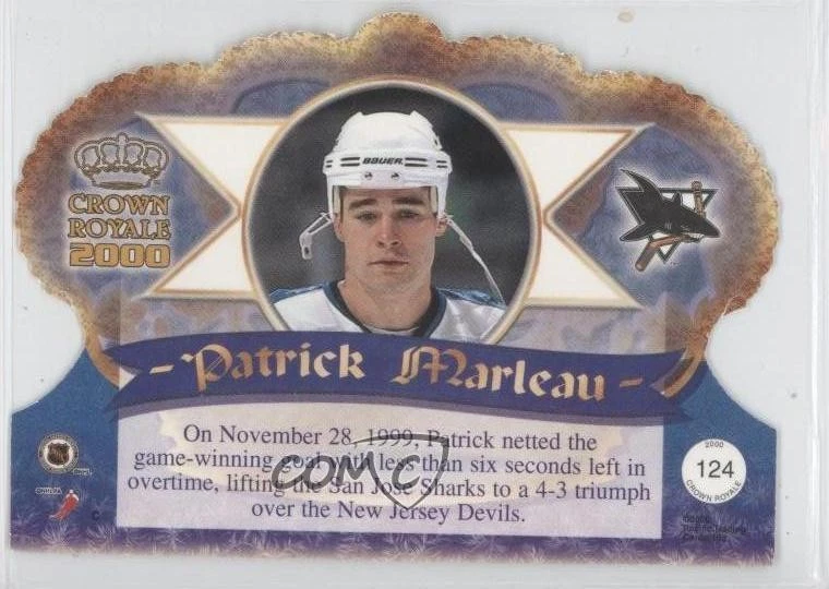 1999-00 Pacific Crown Royale Patrick Marleau #124 - Image 2 of 2
