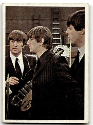 1964 Topps Beatles Color #24 John, Ringo, Paul - John Speaking