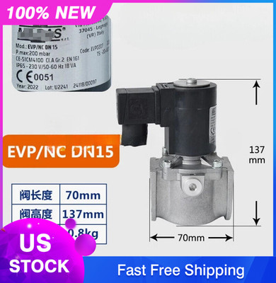 1Pcs New Solenoid valve EVP/NC DN15