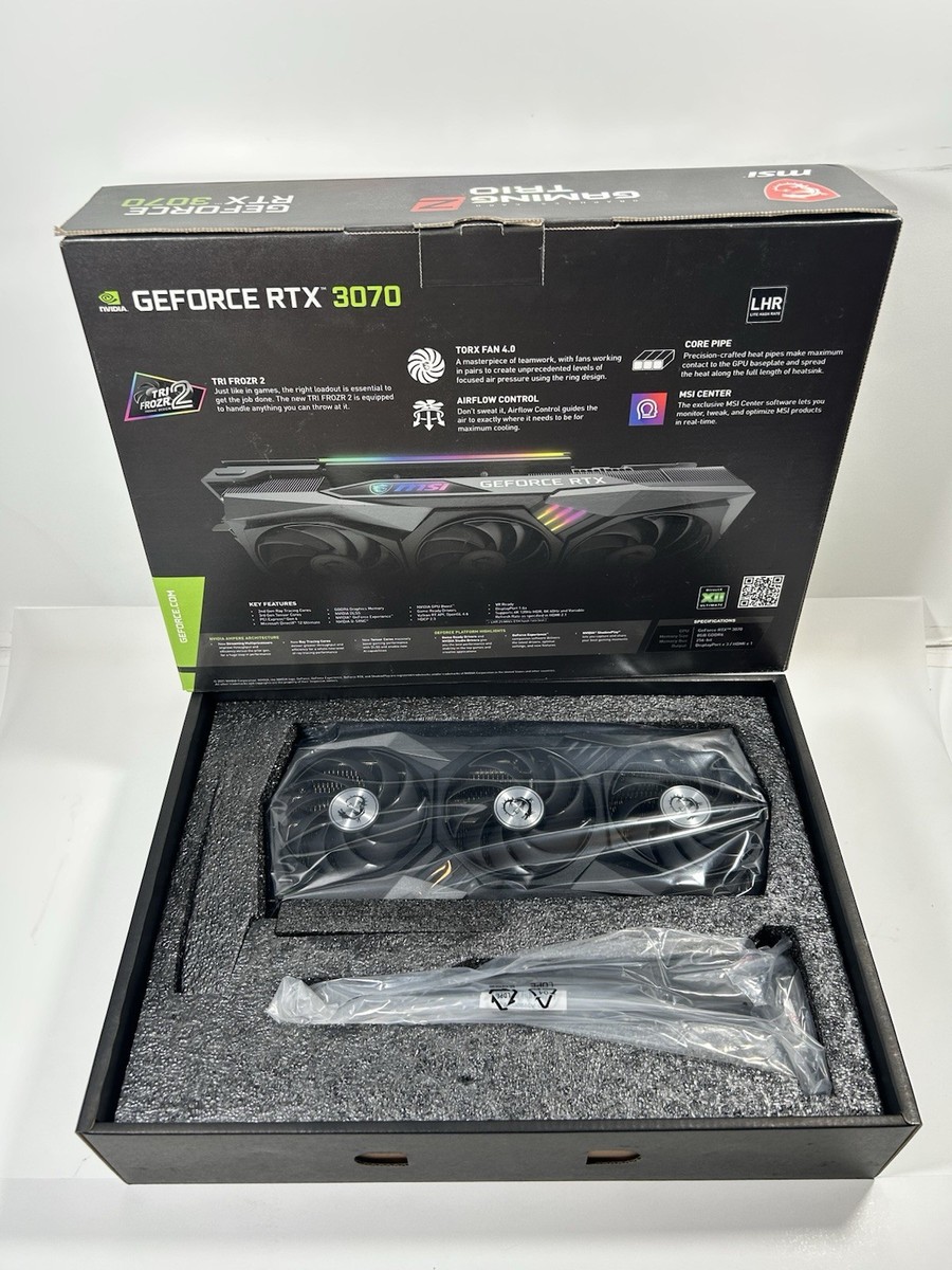 【美品】GeForce RTX 3070 GAMING X TRIO MSI Gaming GeForce RTX 3070 8GB GDRR6 256-Bit HDMI/DP Tri