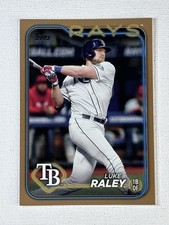 2024 Topps ~ Luke Raley ~ Gold #’d /2024 ~ 181 ~ Rays