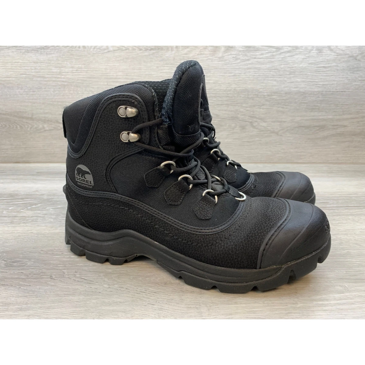 Sorel Conquest Leather Waterproof Boots Built-in Gaiter Adjustable Strap Men 8.5 SOREL ConQuest Boots Indiana Men main image 4