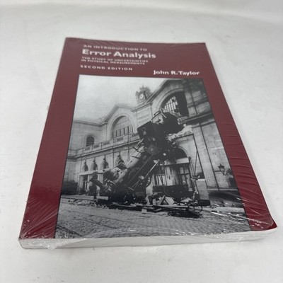 Introduction To Error Analysis-Study Of Uncertainties In Physical New Sealed