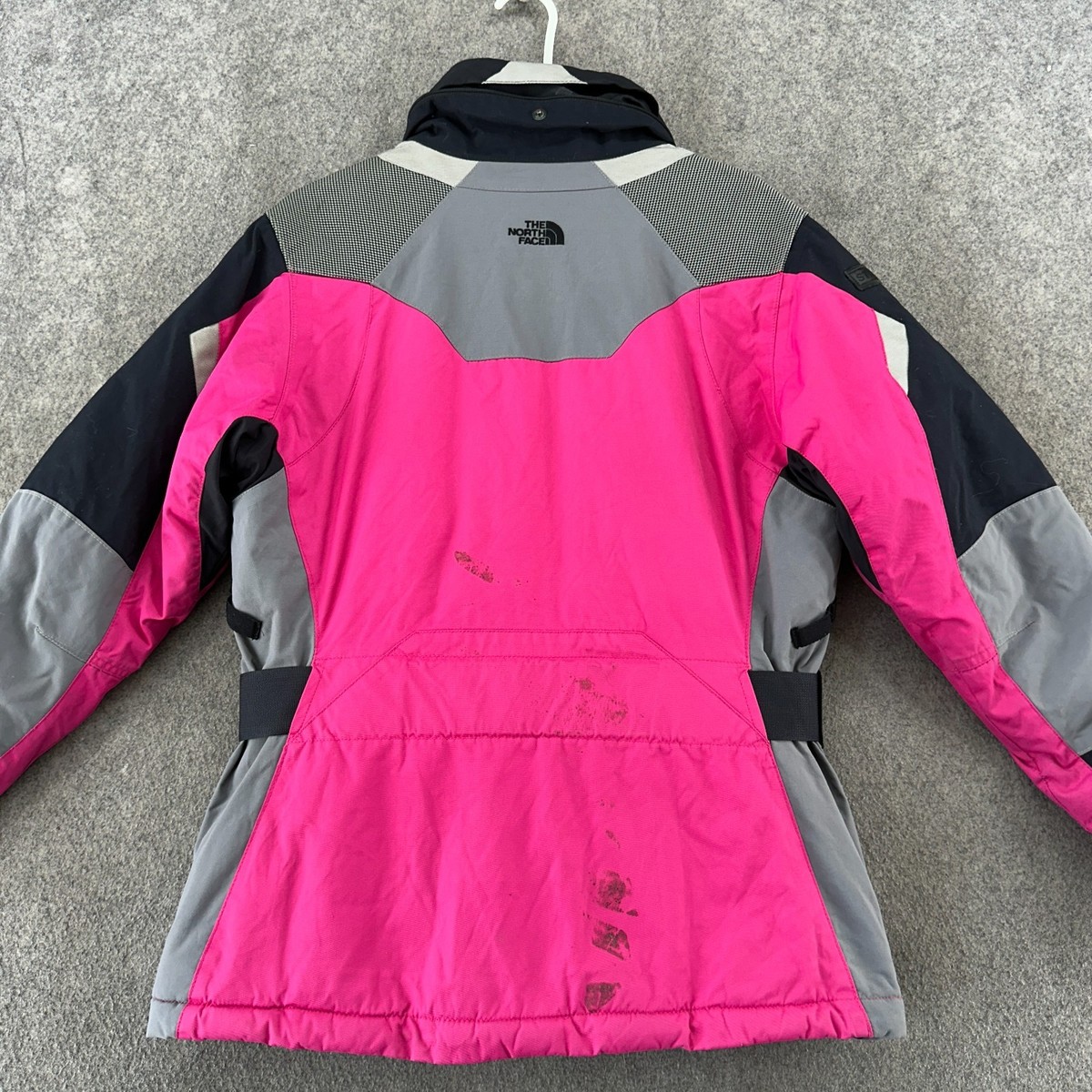 North Face Steep Tech Jacket Womens Medium Pink Full Zip Parka