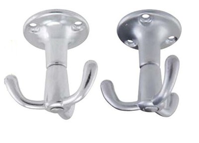 Mantelhaken Aluminium drehbar poliert 51x58mm | eBay