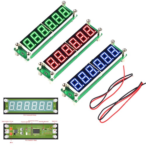 DC 8~15V 6-digits LED Display RF Signal Frequency Counter 0.1MHz~65MHz - Picture 2 of 24