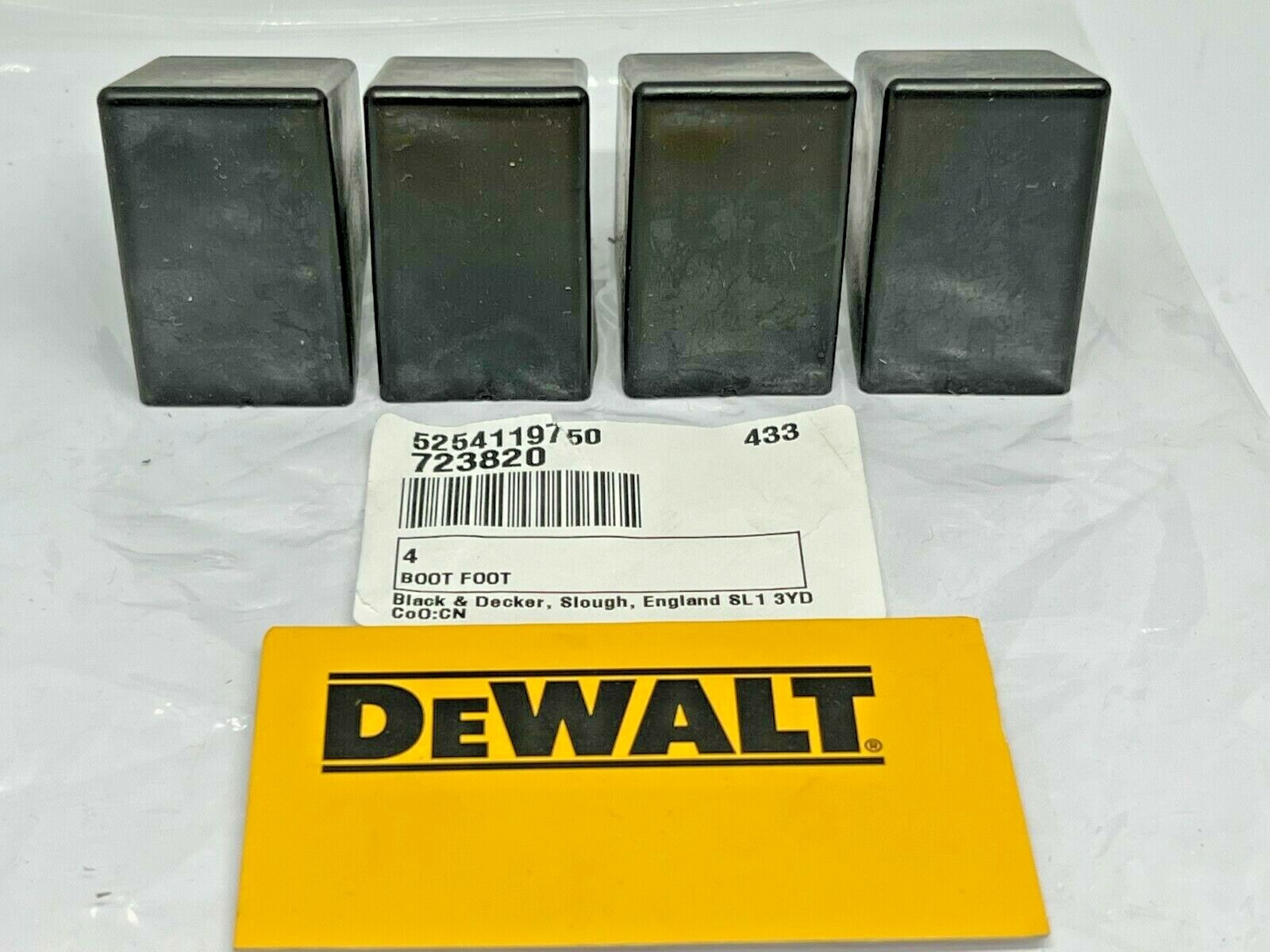 4 x Genuine Black & Decker Workmate Rubber Foot Feet Fits WM300 WM301