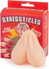 Stressticles Stress Relief Testicles Ballbag Scrotum Joke Gift Adult Novelty Toy