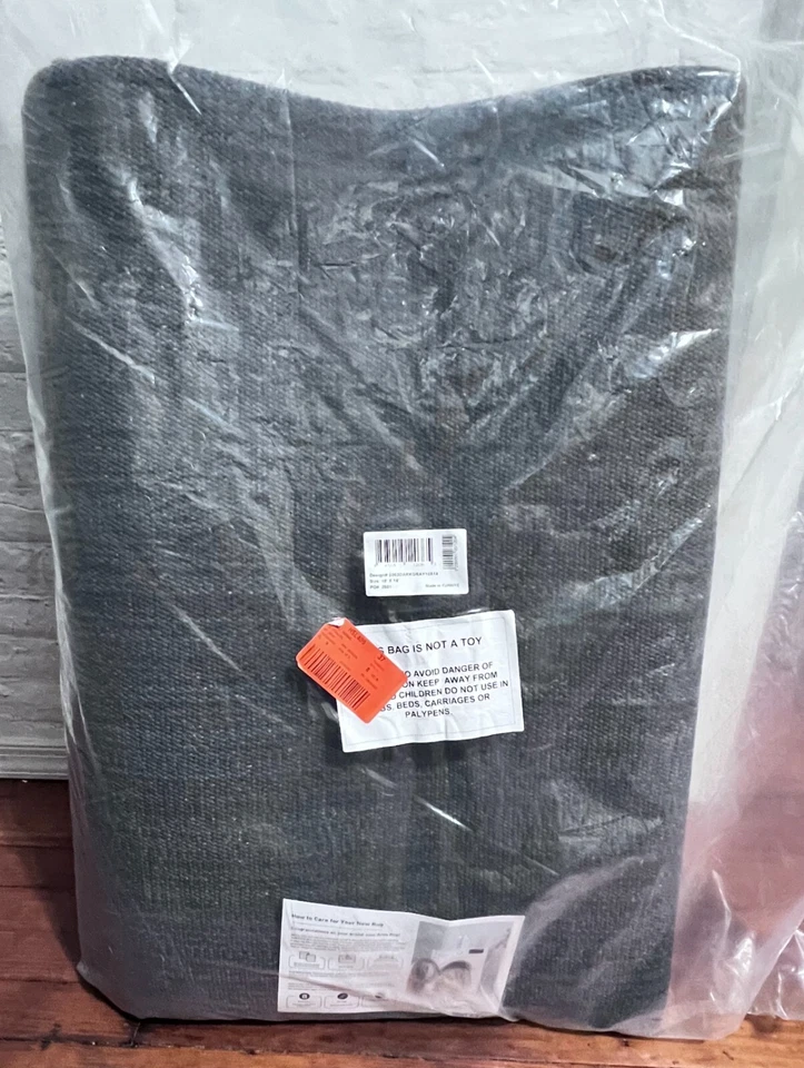 World Rug Gallery Gray 10 ft. x 14 ft. Dark Transitional Bordered Area Rug - Image 2 of 4