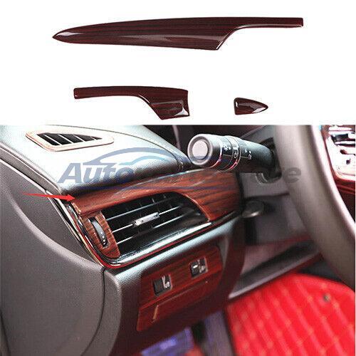 Central Console ABS Dashboard Wood Grain Trim for Cadillac ATS 2014-2017