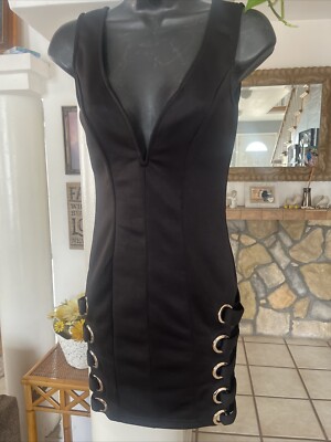 Privy black sexy mini dress size S NWT | eBay