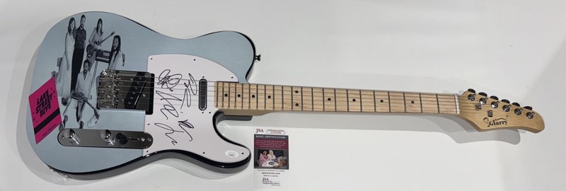 LAKE STREET DIVE SIGNED CUSTOM ELECTRIC GUITAR RACHAEL PRICE ALL 5 JSA COA